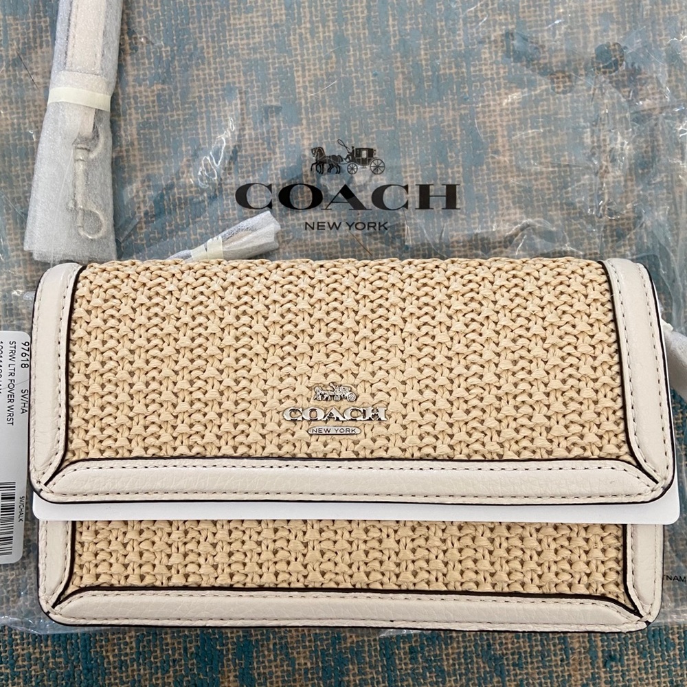 Coach Foldover Wristlet - NEW!